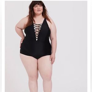 TORRID Deep Plunge One Piece Swimsuit